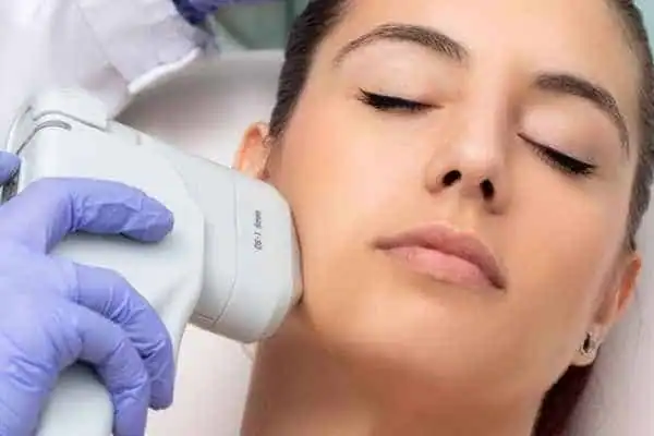 HIFU - Breakthrough in Anti - ageing 1 Image of woman having HIFU Northwood treatment