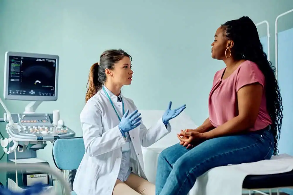 Rejuvenating Intimacy: Exploring Surgical Solutions for Vaginal Laxity 1 Woman have consultation about vaginal laxity Northwood